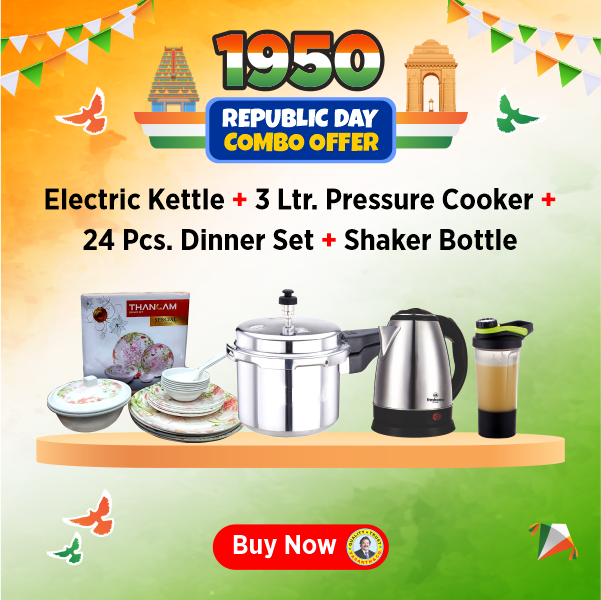 Buy Thangam Boilease SS 1.8 L Electric Kettle - Vasanth & Co